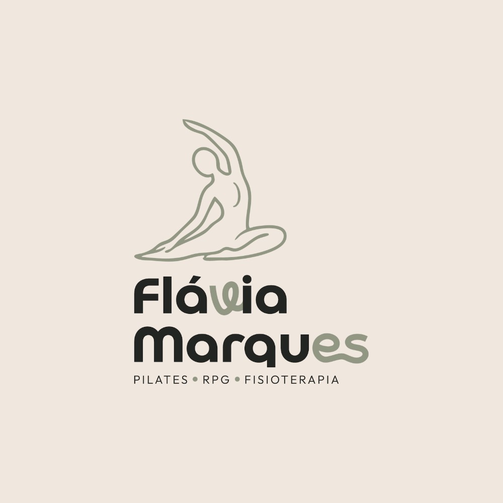 Logo Flávia Marques: Pilates, RPG e Fisioterapia